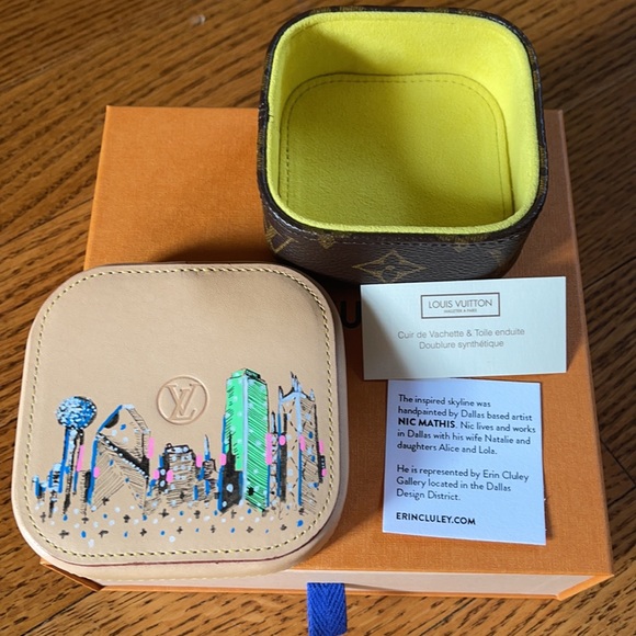CUSTOM LV JEWELRY BOX (MULTICOLOUR) – THE VAULT CHAMBER™ Louis Vuitton hand painted travel jewelry box